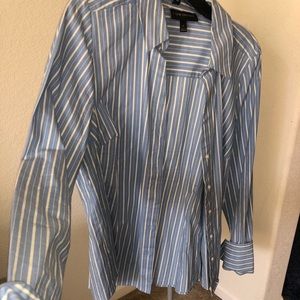 Striped button up